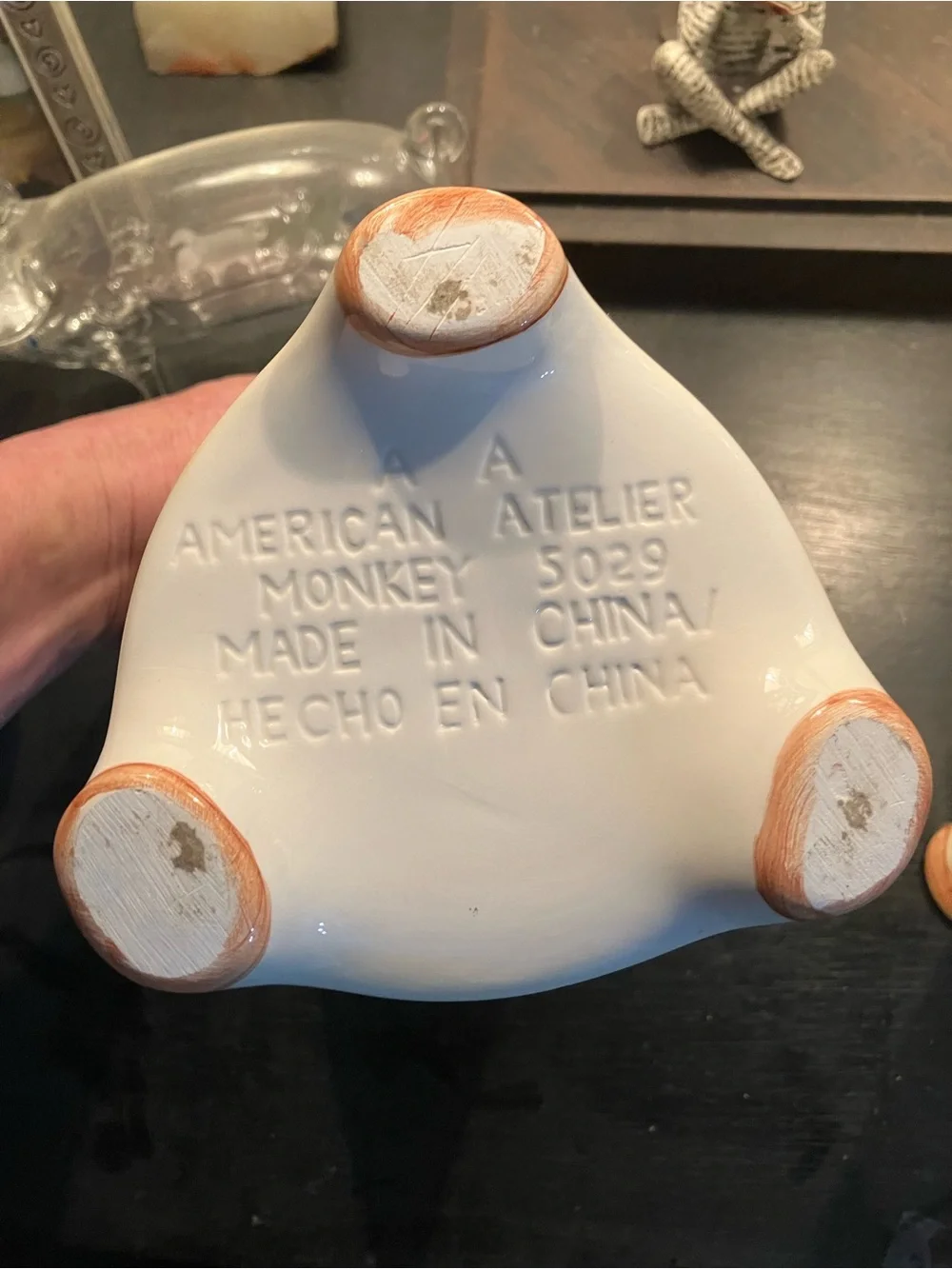 Vintage American Atelier Monkey Pattern Canisters